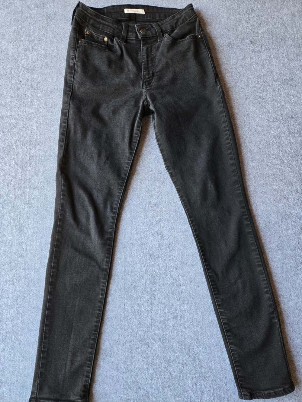 Levi's 721 Women's Jeans Size 29 Charcoal Wash High Rise Skinny (26"x29")